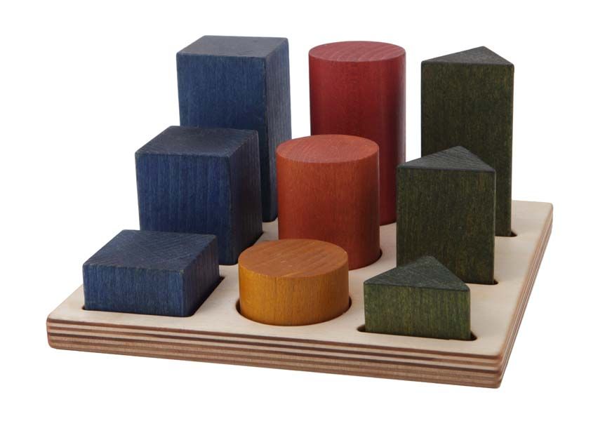 Sorter XL Figury Kolorowe Drewniany 1+