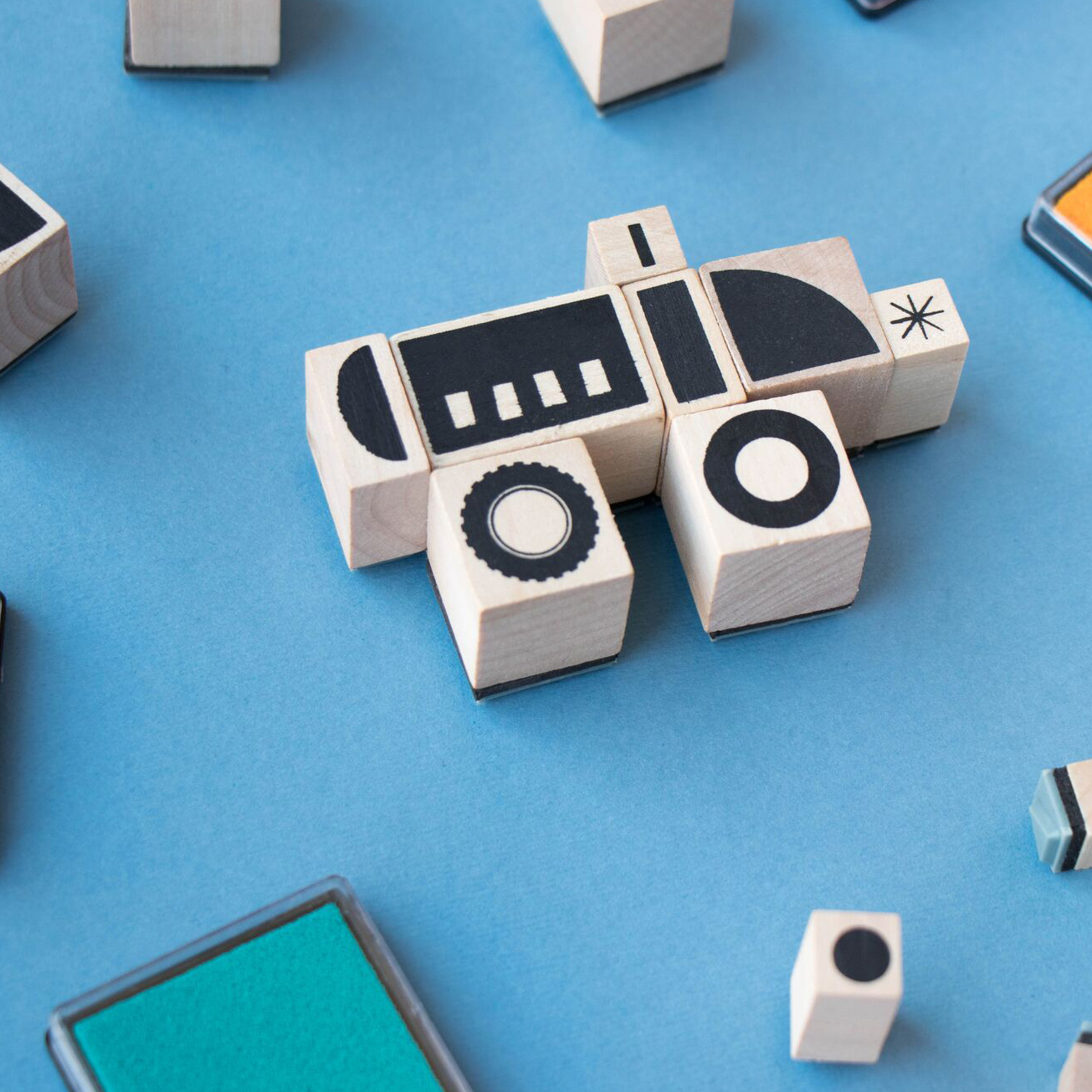 Londji Stempelki BAM! Pojazdy 3+