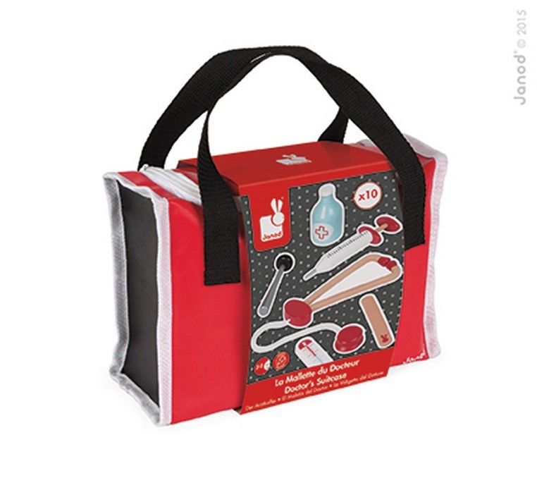 Janod Zestaw Lekarza z 10 Akcesoriami 3+