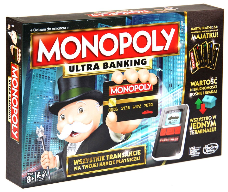 Gra Monopoly Ultra Banking Hasbro - Bankowość Elektroniczna