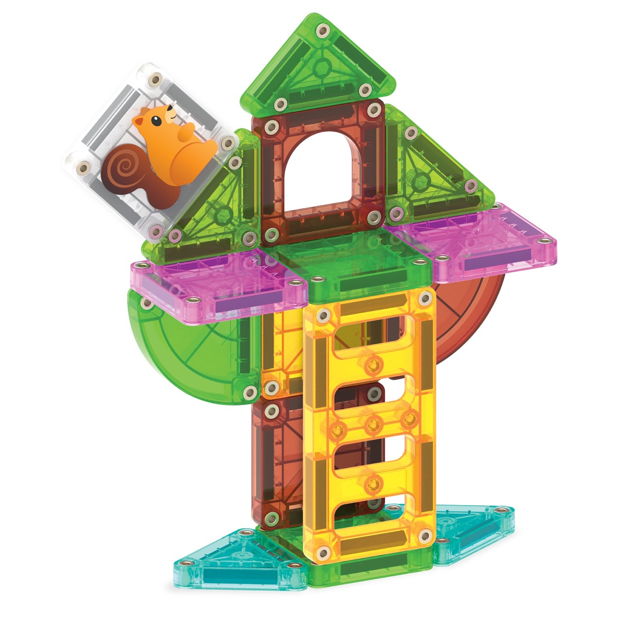 MAGNA-TILES Klocki Magnetyczne microMAGS Treehouse 24el 3+