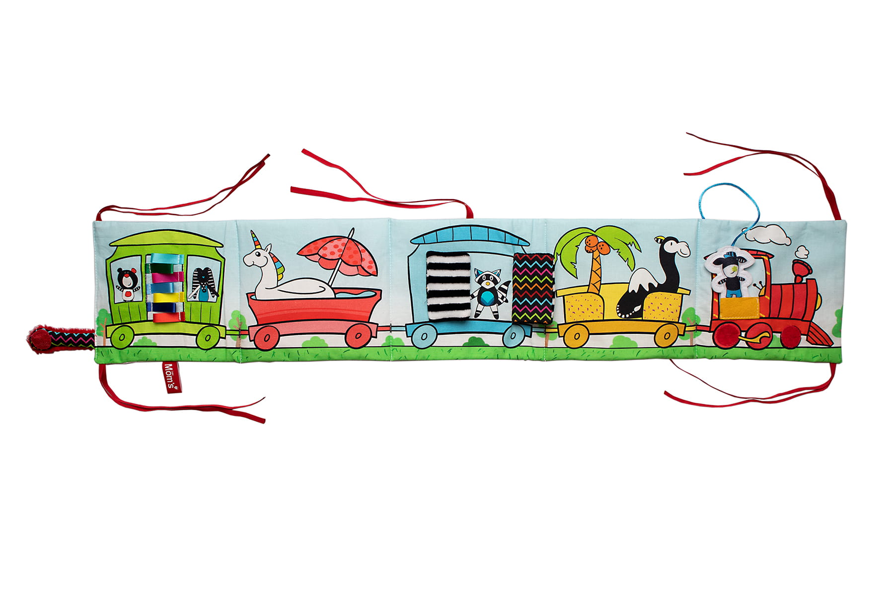 Mom's Care Książeczka Sensoryczna Ciuchcia 0+