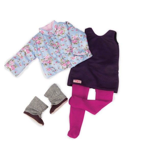 Our Generation Ubranka DELUXE Snow Blooms 46cm 3+