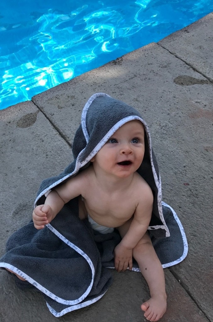 Pink no more Ręcznik z kapturkiem 0-5 lat Botanic