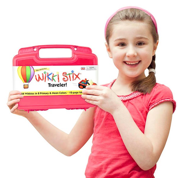 Wikki Stix Sznureczki Woskowe Czerwona Walizka XL 144 szt. 3+