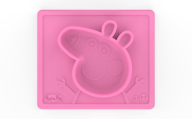 EZPZ Miseczka z Podkładką 2w1 Peppa Pig Różowa