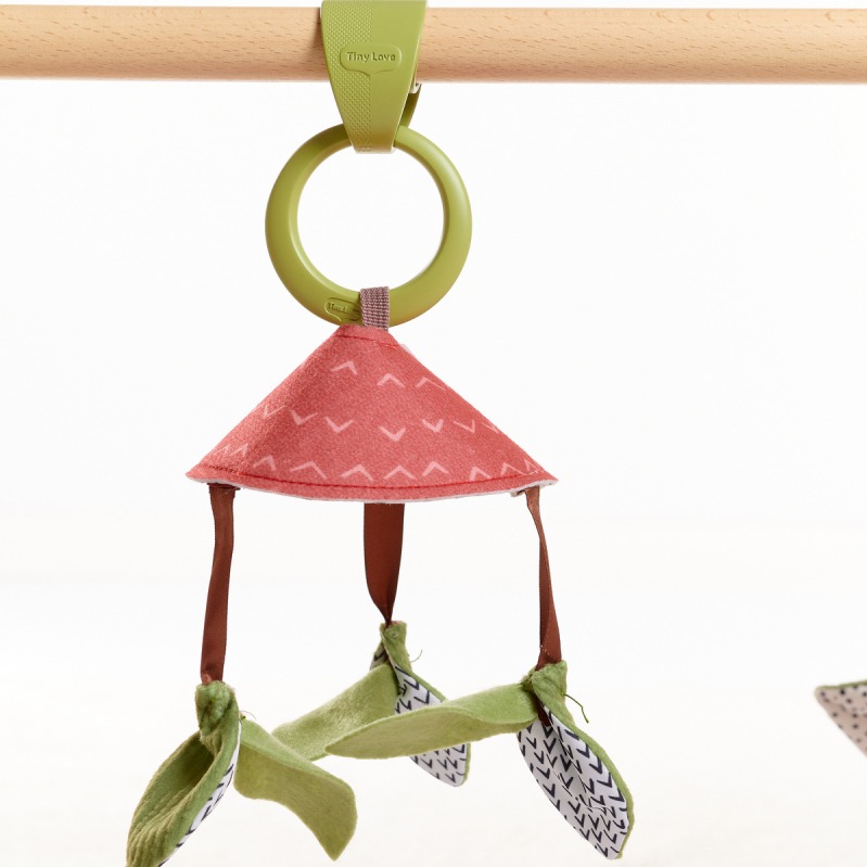 Tiny Love Mata Edukacyjna Boho Chic z Drewnianym Stojakiem 0+