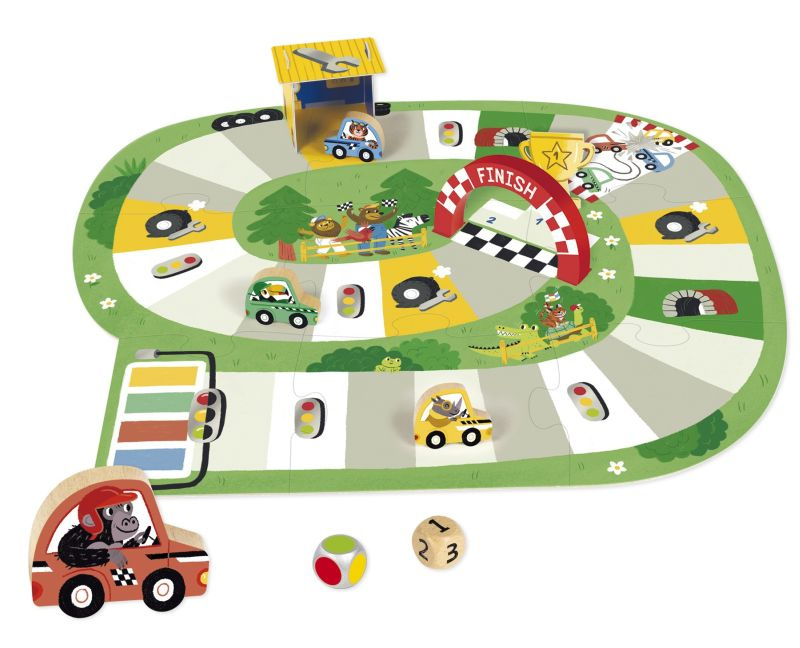 Goula Mój Pierwszy Wyścig Gra planszowa 2+