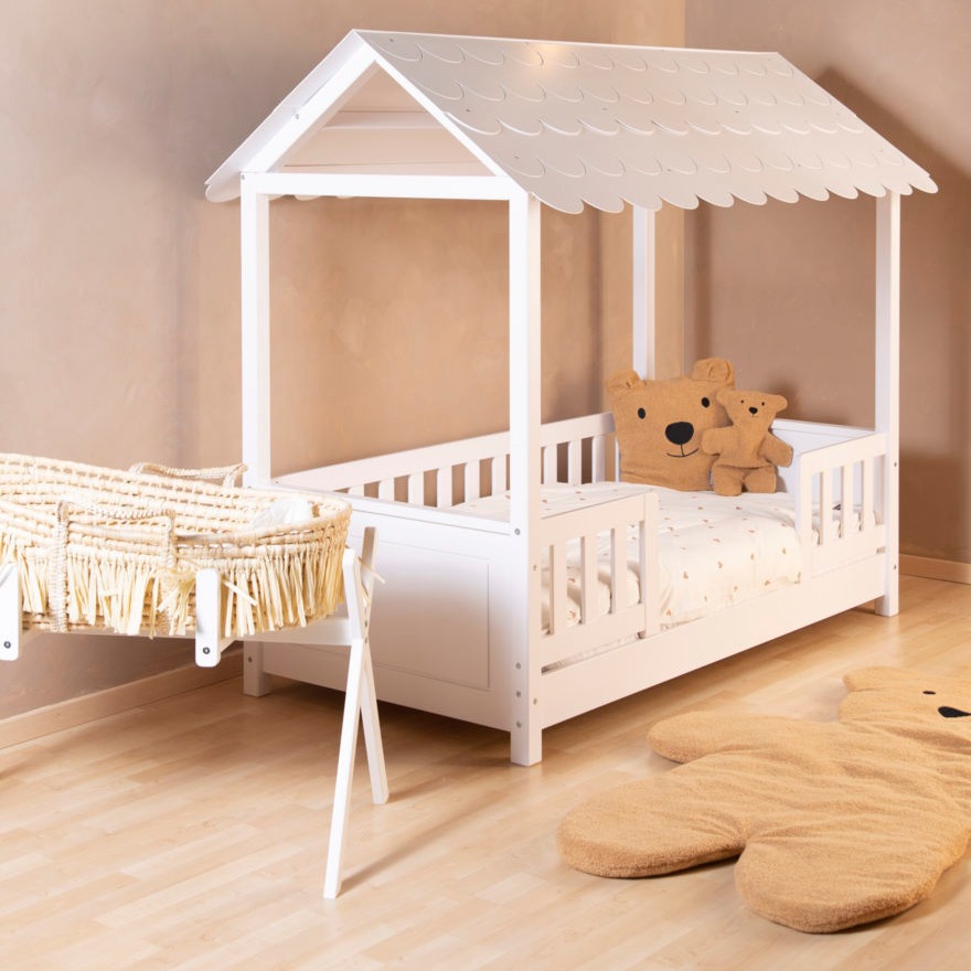 Childhome Kosz Mojżesza Boho z kukurydzy + materacyk 0+