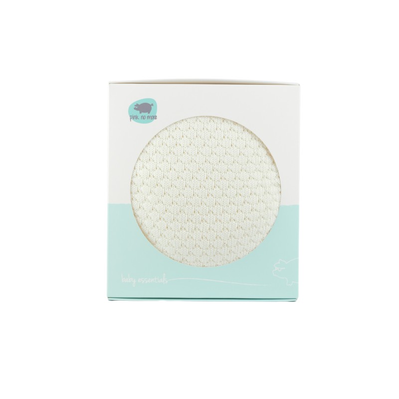 Pink No More Kocyk Bubble CREAM 100x80 cm