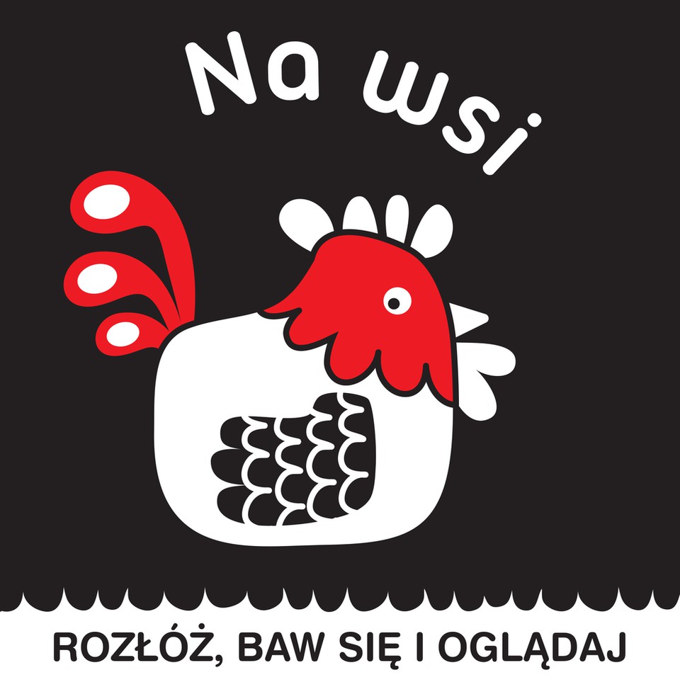 Książeczka Na wsi rozłóż, baw się i oglądaj | Wydawnictwo Wilga 0+