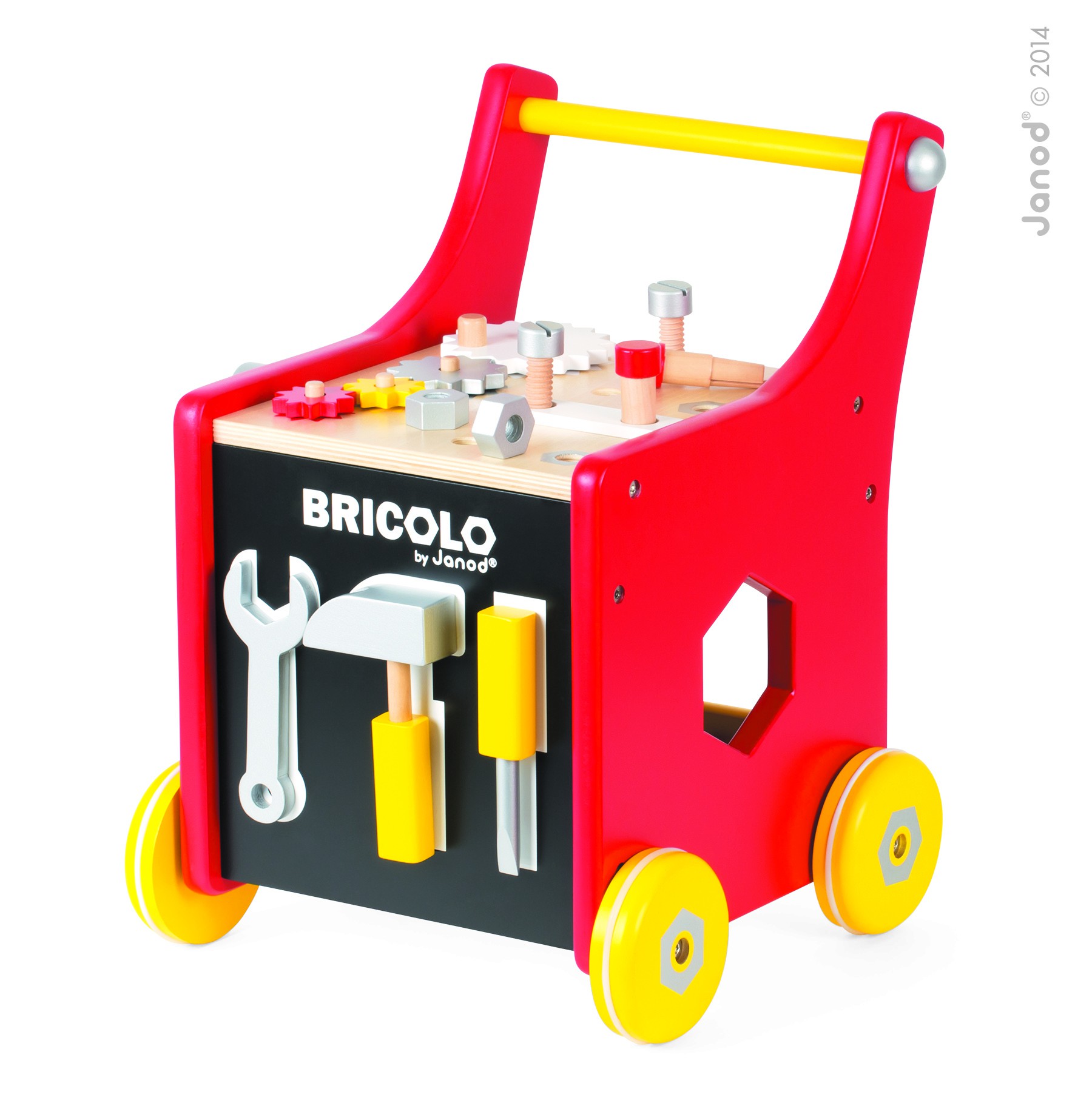 Janod Warsztat z Narzędziami Bricolo Wózek 3+