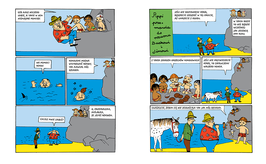 Pippi Nie Chce Być Duża Komiks Lindgren 3+ | Fabryka Wafelków