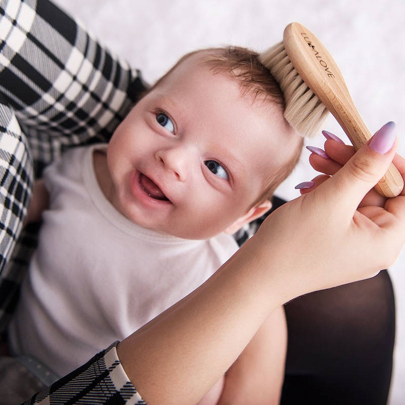 Lullalove Zestaw dwóch szczotek dla niemowląt