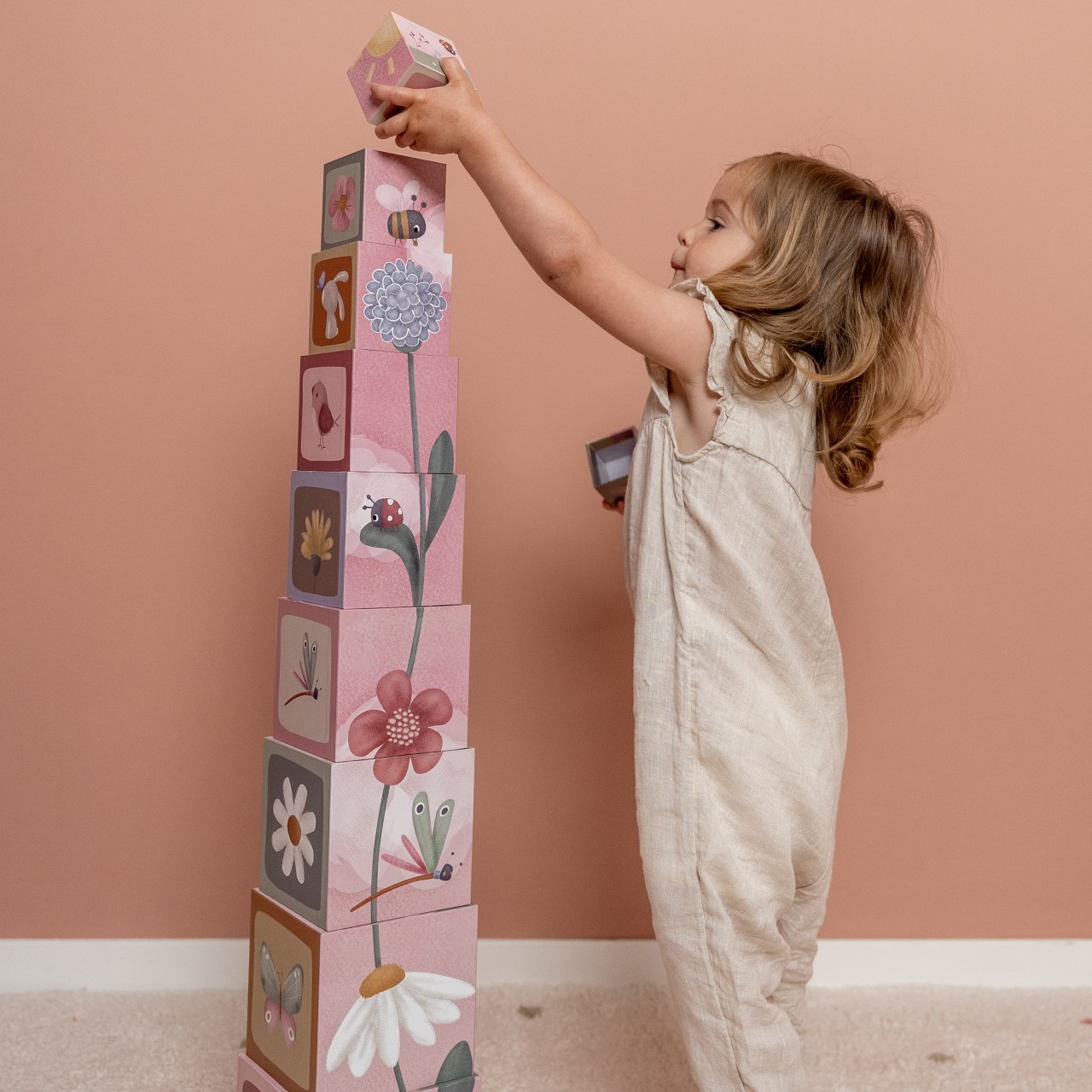 Little Dutch Wieża Kartonowa Flowers & Butterflies 18m+