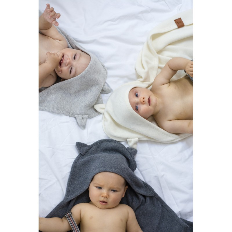 Effii Kocyk Kaszmirowy z Uszkami Grafitowy 0+