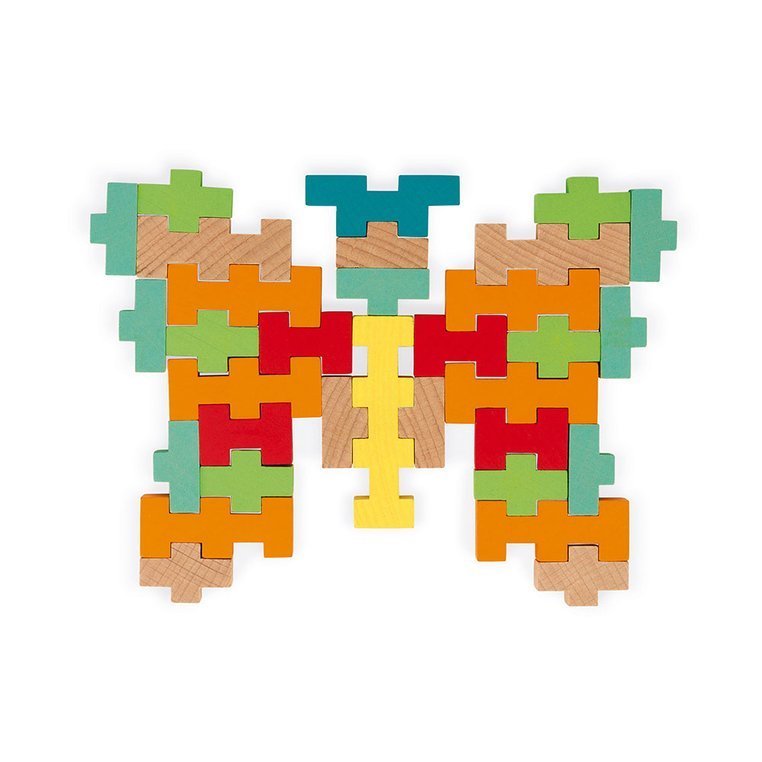 Janod Klocki Konstrukcyjne 100el 6+