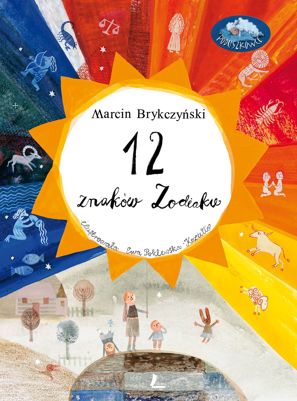Poduszkowce 12 Znaków Zodiaku Książka Edukacyjna 3+