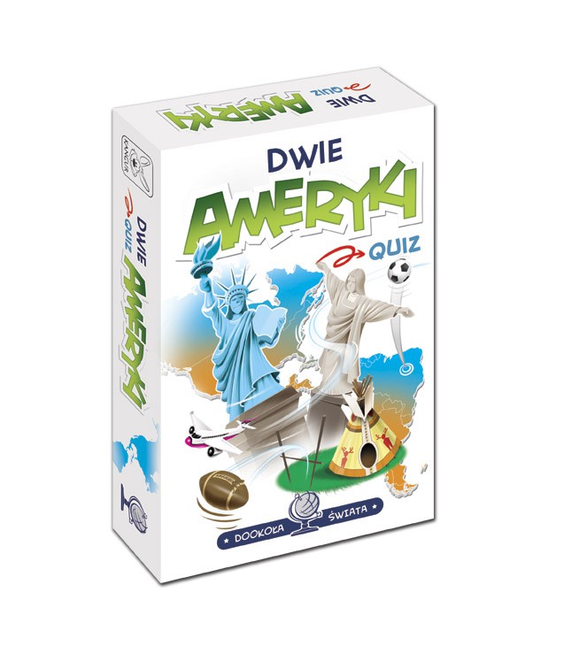 Gra Planszowa Dwie Ameryki Dookoła Świata 8+