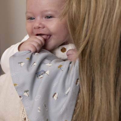 Little Dutch, Otulacz 120 x 120 cm Sailors Bay Blue