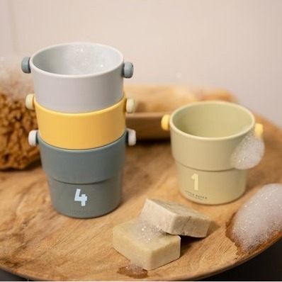 Little Dutch Kubeczki Kąpielowe Little Goose 4el 18m+