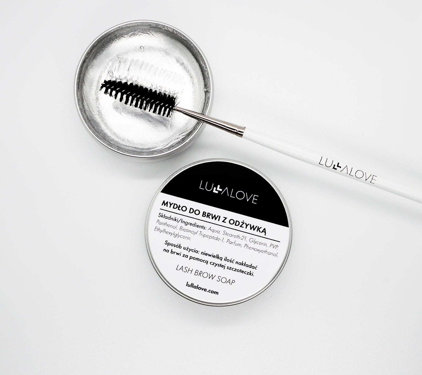 Lullalove Mydło do stylizacji brwi z odżywką 30 ml