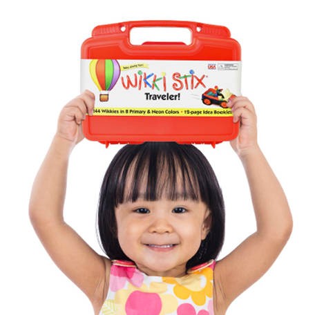 Wikki Stix Sznureczki Woskowe Czerwona Walizka XL 144 szt. 3+