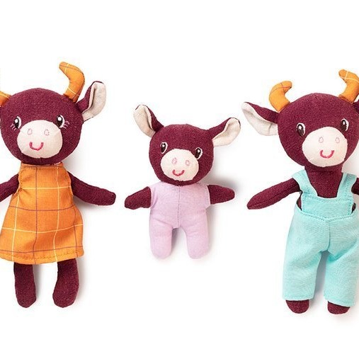 Lilliputiens Krówka Rosalie Przytulanki z Matą 2+ | Fabryka Wafelków