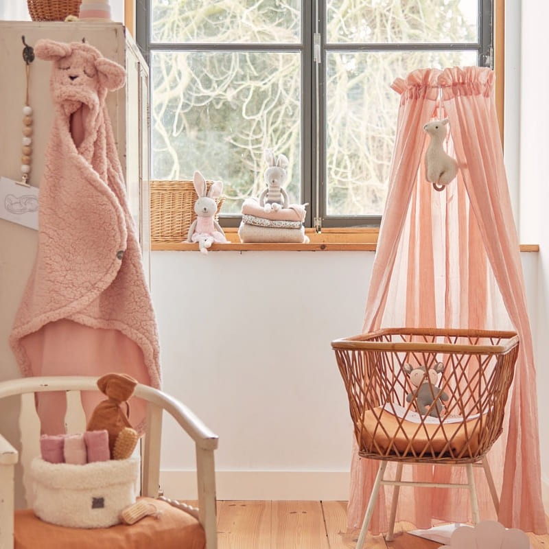 Jollein Śpiworek Otulacz do Fotelika Bunny Pale Pink 0+