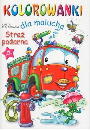 Kolorowanka Straż Pożarna z Naklejkami 16 stron 1+