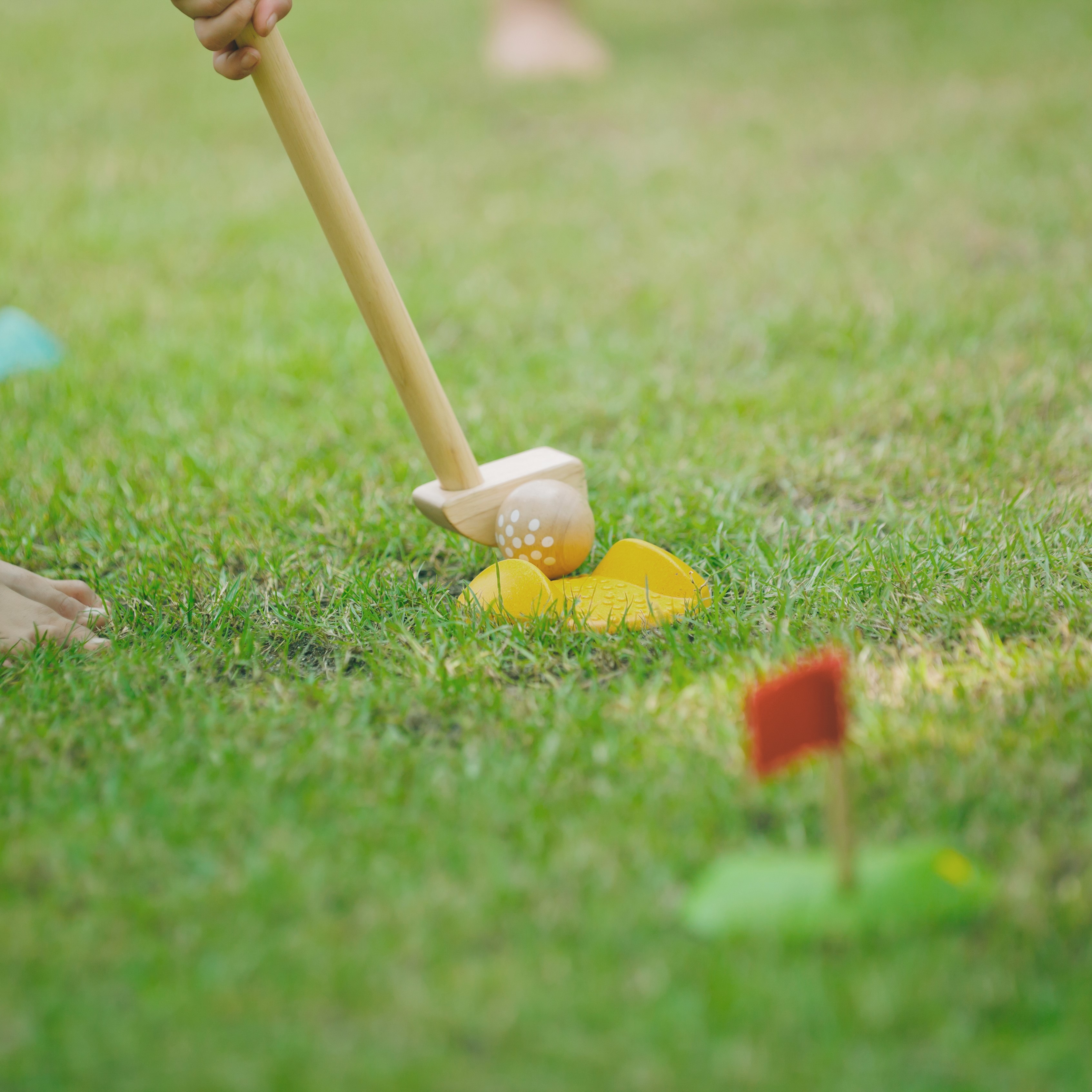 Plan Toys Drewniany Mini Golf - Duży Zestaw 3+