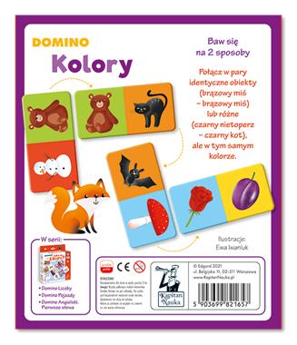 Kapitan Nauka Domino Kolory Gra Logiczna 3+