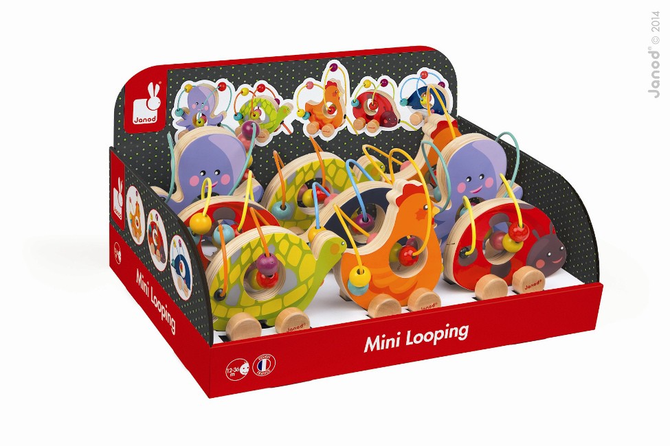 Janod Pętla Edukacyjna Mini Zwierzątka 12m+