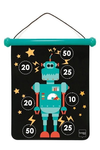 Scratch Rzutki magnetyczne Robot M 5+