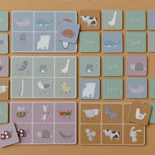 Little Dutch Gra Lotto Edukacyjna 2+ | Memory