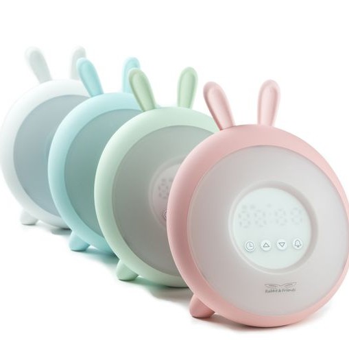 Lampka budząca Królik różowy Rabbit&Friends 3+ | Fabryka Wafelków