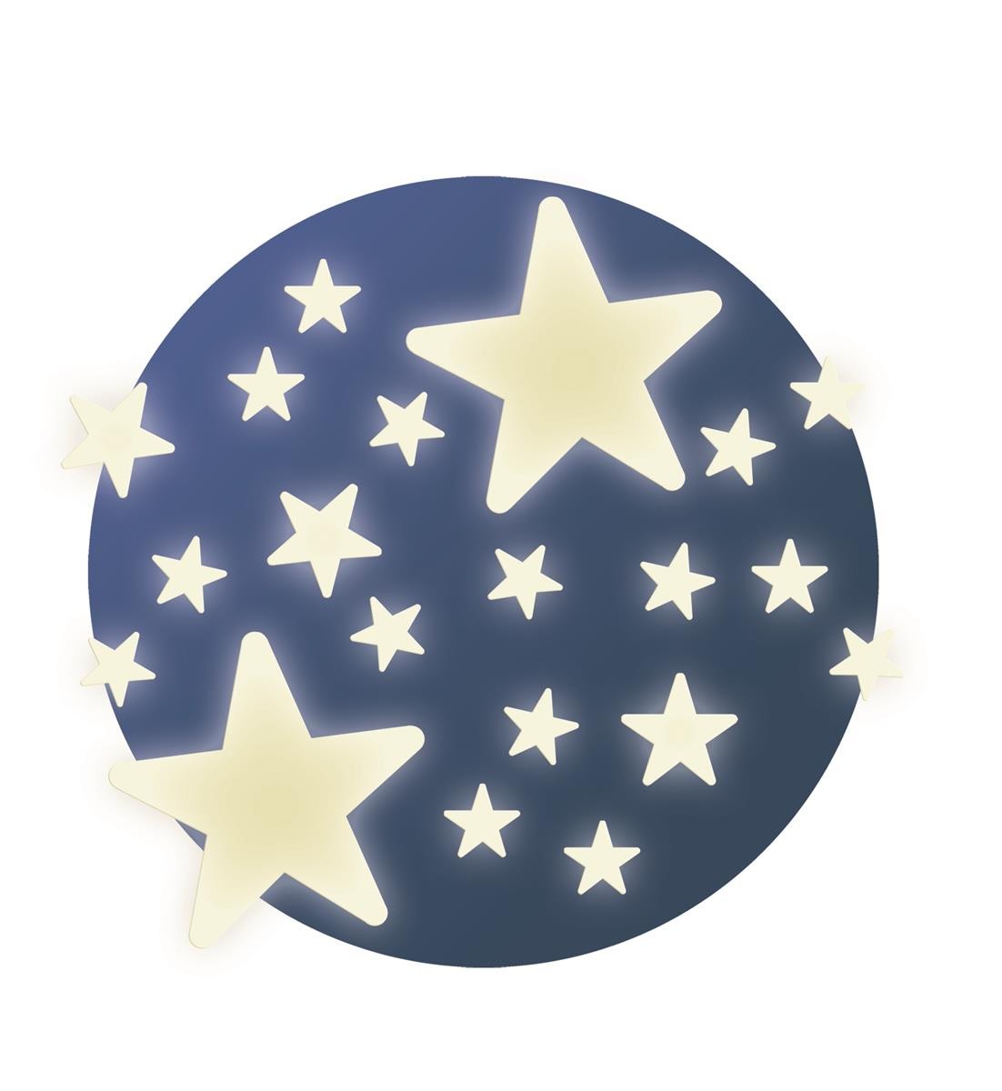 Djeco Naklejki Gwiazdki Fluorescencyjne PS51430 3+