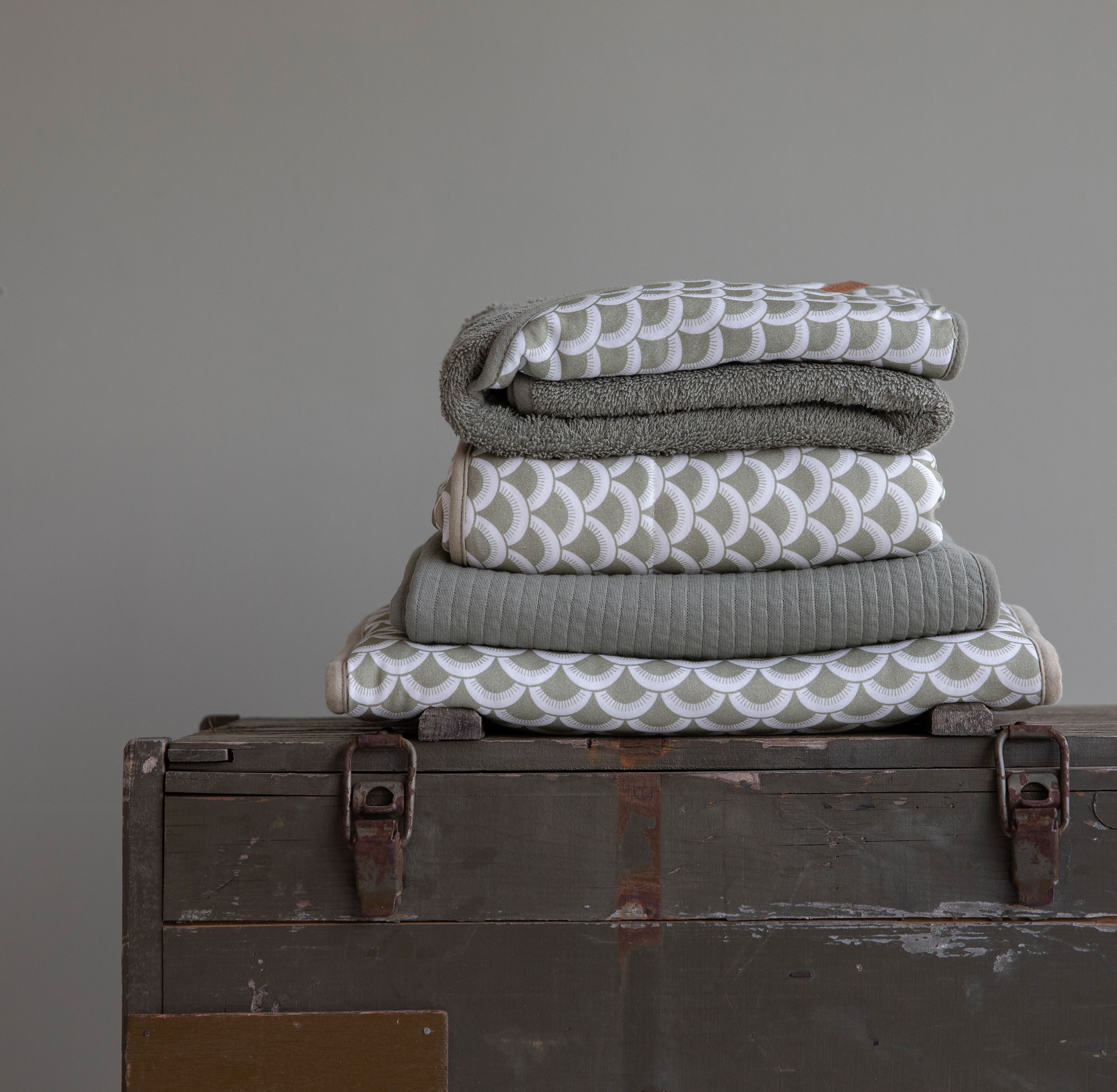 Little Dutch Otulacze 70x70cm (2 szt.) Sunrise/Pure Olive