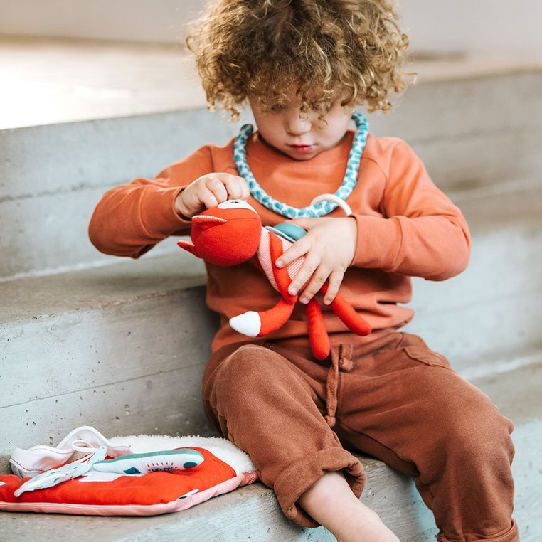 Lilliputiens, Torba lekarska z przytulanką i 6 akcesoriami Lisiczka Alice 18 m+