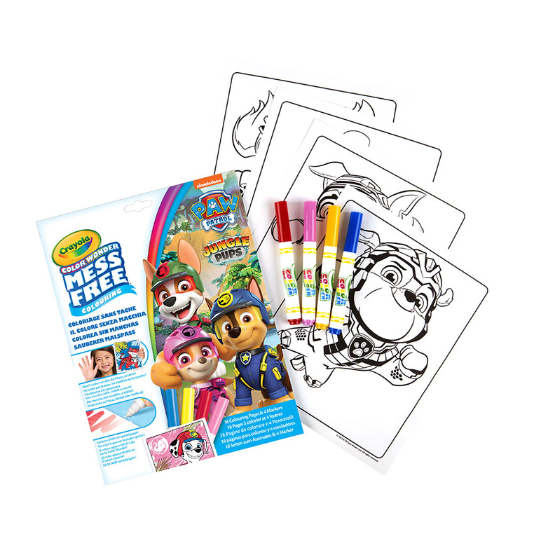 Kolorowanka Crayola Color Wonder Psi Patrol 3+ z 4 flamastrami