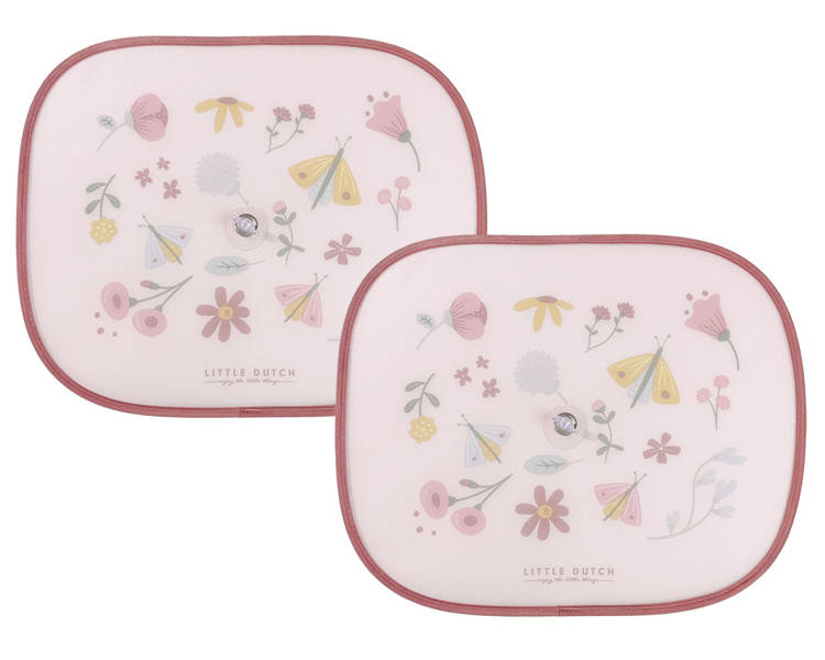 Little Dutch Osłonki Przeciwsłoneczne UV Flowers & Butterflies 2szt