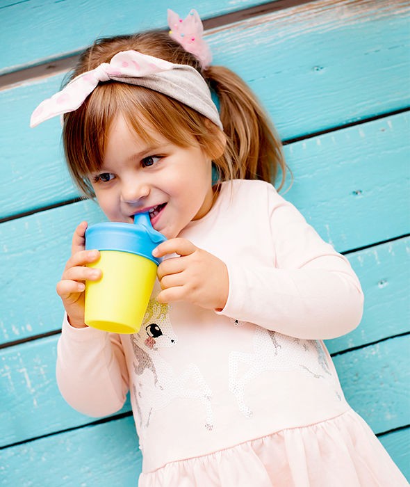 KIDodo Nakładki na Kubki Niebieska + Czerwona 9m+