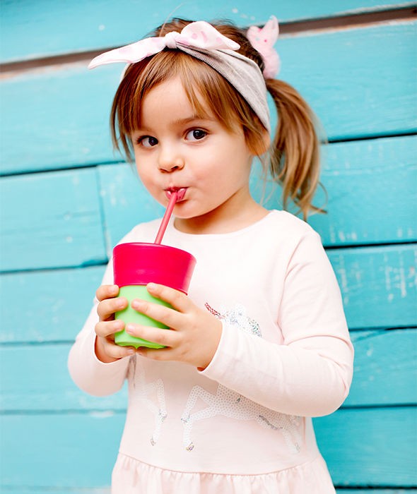 KIDodo Nakładki na Kubki Niebieska + Czerwona 9m+