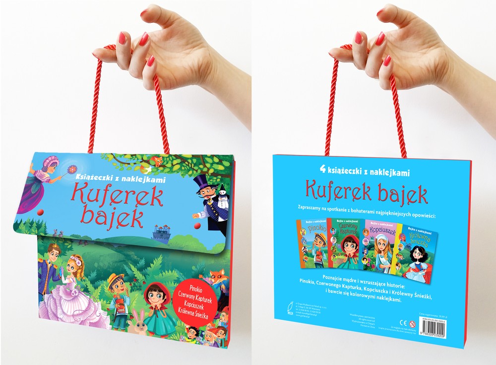 Janod Kuferek Bajek Drewniany 3+ | Edukacyjny