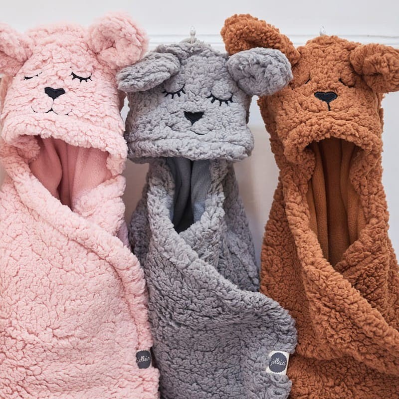 Jollein, Śpiworek otulacz do fotelika i wózka Bunny CARAMEL