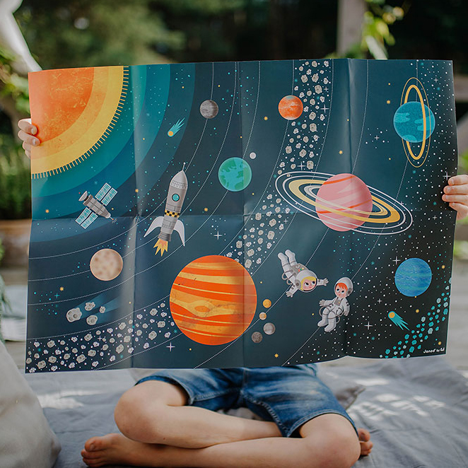 Janod Puzzle Układ Słoneczny 100 elementów 5+