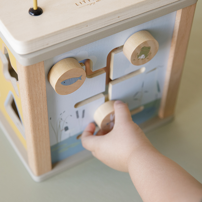 Little Dutch Kostka Aktywizująca Little Goose Mięta 18m+