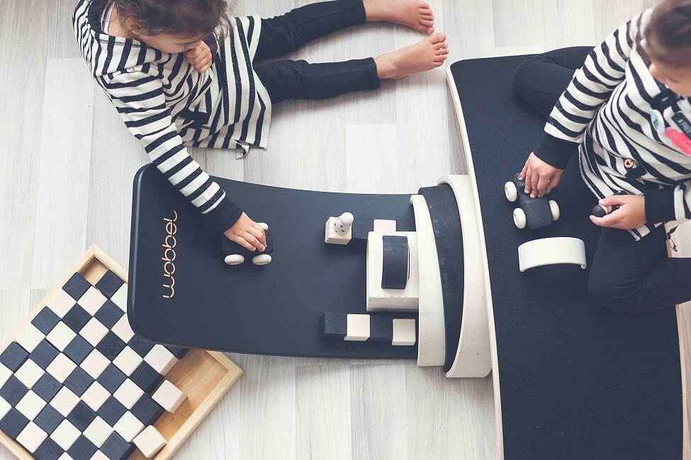 Wobbel Deska Original z filcem Black 1+