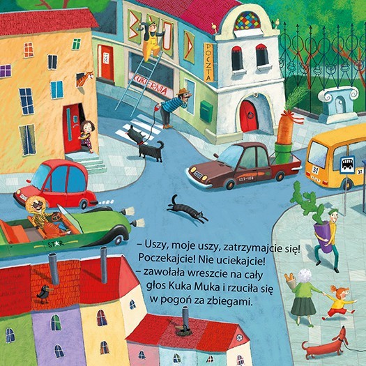 Kuka Muka i uciekające uszy - Książka Edukacyjna 4+