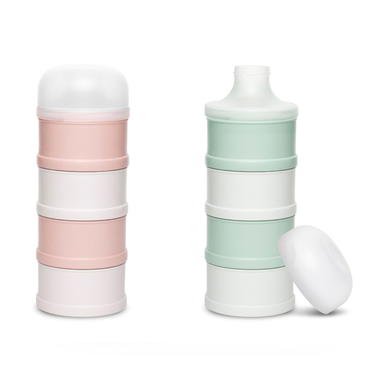 Suavinex Pojemnik na mleko w proszku HYGGE miętowy 4x100ml